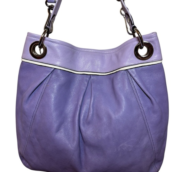 Coach Kristin Lavender pebbled Leather Hobo - Picture 6 of 12
